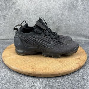 Nike Air VaporMax 2021 FK Shoes Boys Size 4Y Black Running Sneakers DB1550-001